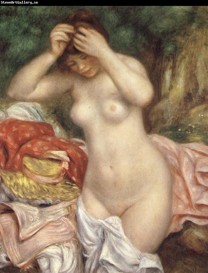 Pierre-Auguste Renoir Bathing girl who sat up haret